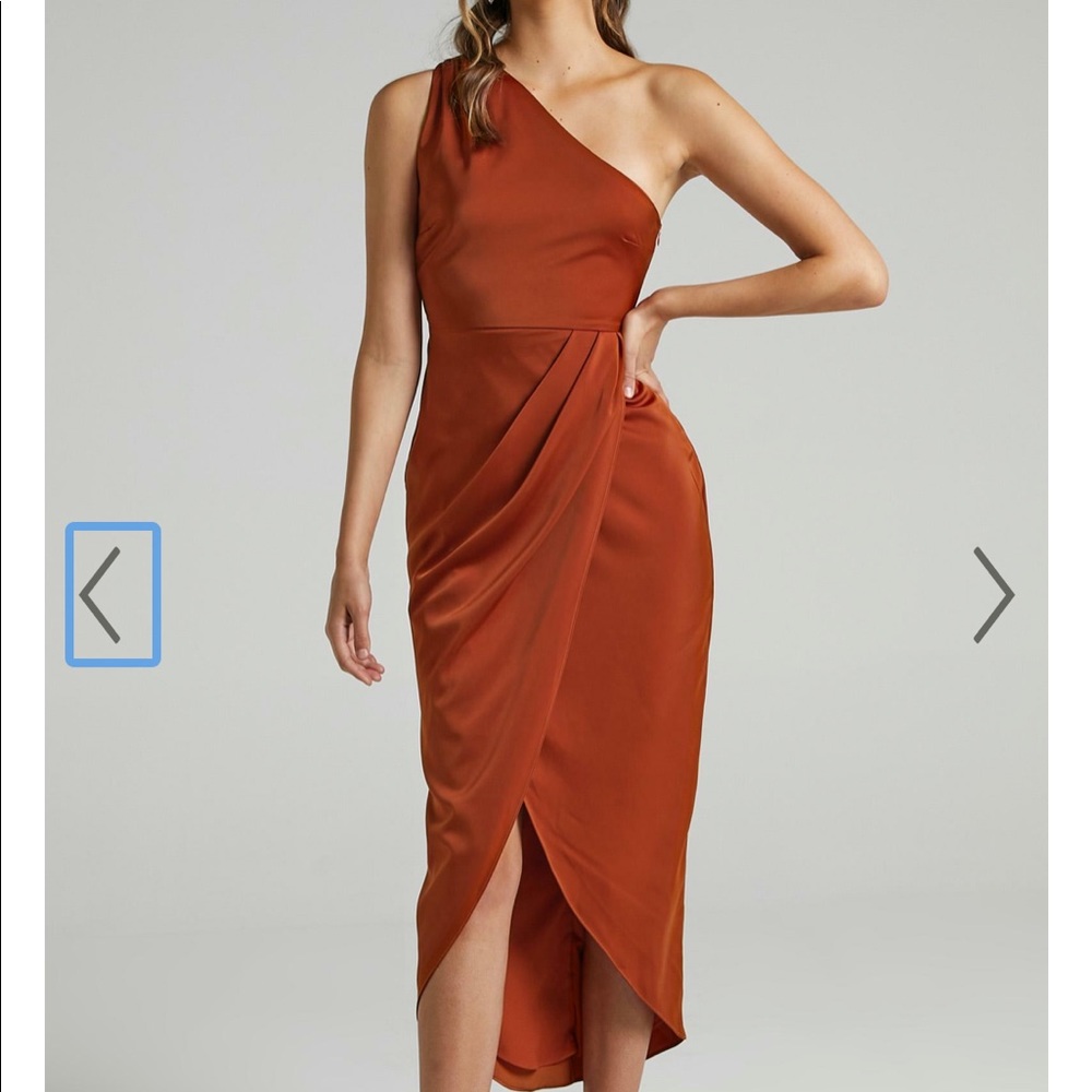 FELT SO HAPPY DRESS IN COPPER